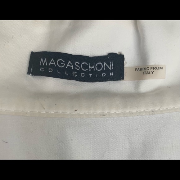Magasconi Drawstring Cotton Poplin Dress - Picture 2 of 3